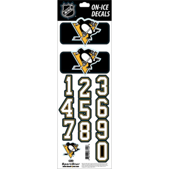 Pittsburgh Penguins sisak matricák Decals Black