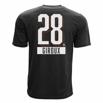 Philadelphia Flyers férfi póló Claude Giroux #28 Icing Name and Number Black