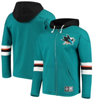 San Jose Sharks férfi kapucnis pulóver Breakaway Full-Zip Hoodie