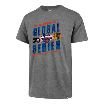 NHL termékek férfi póló 47 Brand Flanker Tee NHL Global Series Dueling GS19