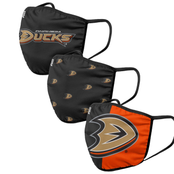 Anaheim Ducks szájmaszkok Foco set of 3 pieces
