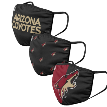 Arizona Coyotes szájmaszkok Foco set of 3 pieces