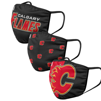 Calgary Flames szájmaszkok Foco set of 3 pieces
