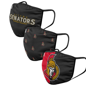 Ottawa Senators szájmaszkok Foco set of 3 pieces