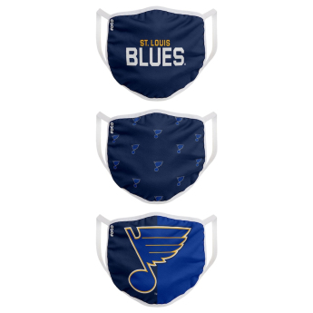 St. Louis Blues szájmaszkok Foco set of 3 pieces