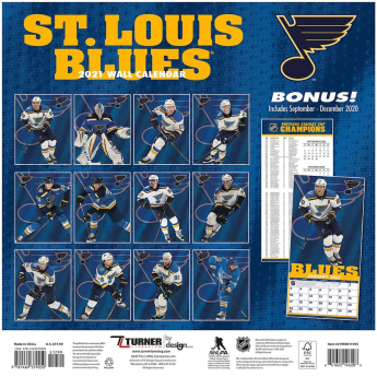 St. Louis Blues naptár 2021