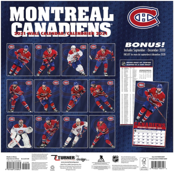 Montreal Canadiens naptár 2021