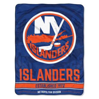 New York Islanders takaró Plush Micro Throw Logo