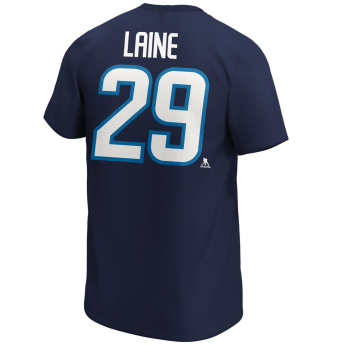 Winnipeg Jets férfi póló Patrik Laine #29 Iconic Name & Number Graphic