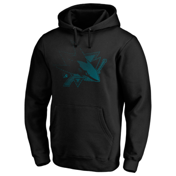 San Jose Sharks férfi kapucnis pulóver Iconic Fade 1 Core Graphic