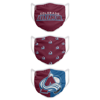 Colorado Avalanche szájmaszkok Foco set of 3 pieces EU