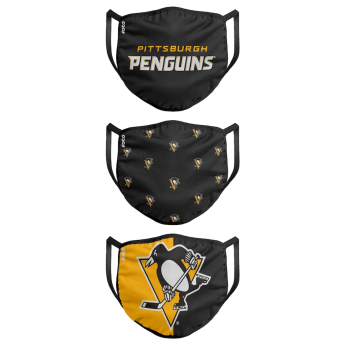 Pittsburgh Penguins szájmaszkok Foco set of 3 pieces EU