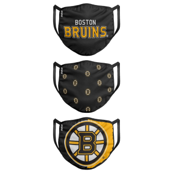 Boston Bruins szájmaszkok Foco set of 3 pieces EU