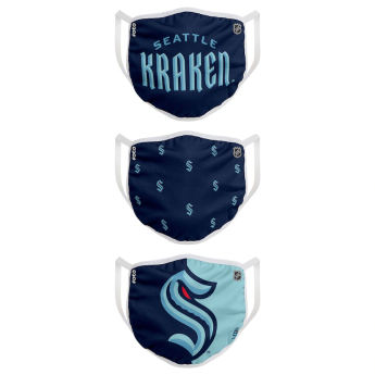 Seattle Kraken szájmaszkok Foco set of 3 pieces EU