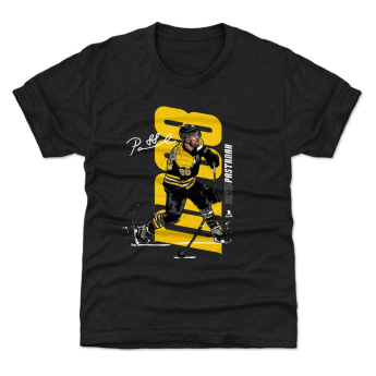 Boston Bruins gyerek póló David Pastrňák #88 Vertical WHT 500 Level