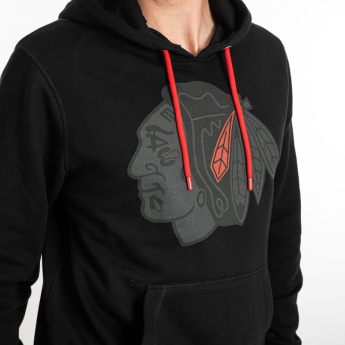 Chicago Blackhawks férfi kapucnis pulóver Imprint Helix Pullover Hood dark