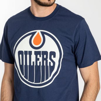 Edmonton Oilers férfi póló Imprint Echo Tee blue