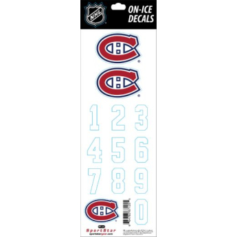 Montreal Canadiens sisak matricák Decals White