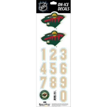 Minnesota Wild sisak matricák Decals Cream