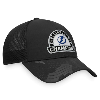 Tampa Bay Lightning baseball sapka 2021 Stanley Cup Champions Locker Room Adjustable Trucker