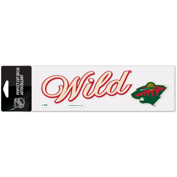 Minnesota Wild matrica Logo text decal