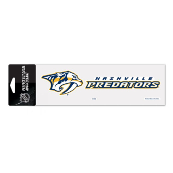 Nashville Predators matrica Logo text decal