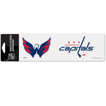 Washington Capitals matrica logo text decal