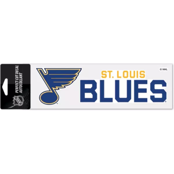 St. Louis Blues matrica logo text decal