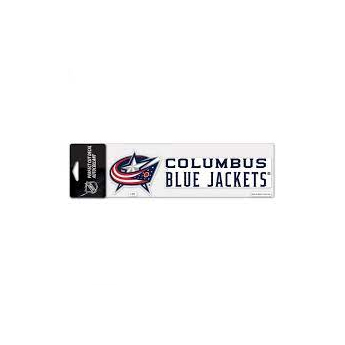Columbus Blue Jackets matrica logo text decal