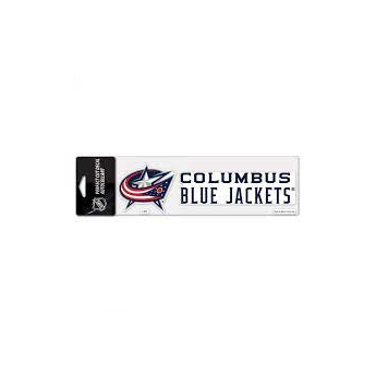 Columbus Blue Jackets matrica logo text decal