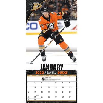 Anaheim Ducks naptár 2022 wall calendar