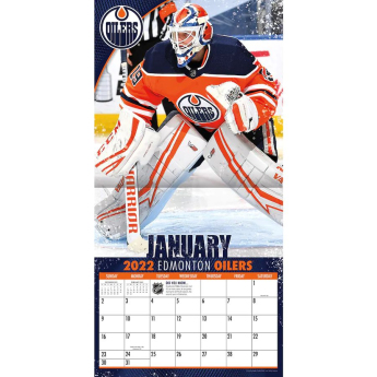 Edmonton Oilers naptár 2022 wall calendar