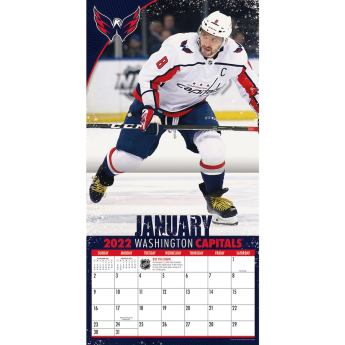 Washington Capitals naptár 2022 wall calendar