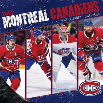 Montreal Canadiens naptár 2022 wall calendar