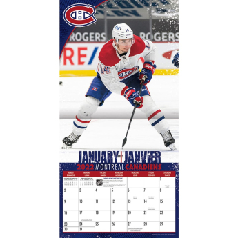 Montreal Canadiens naptár 2022 wall calendar
