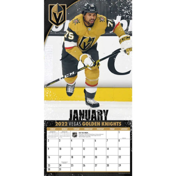 Vegas Golden Knights naptár 2022 wall calendar