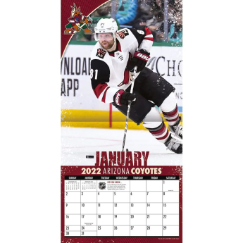 Arizona Coyotes naptár 2022 wall calendar