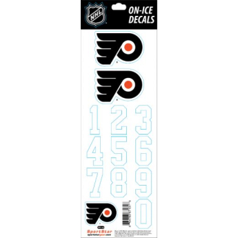 Philadelphia Flyers sisak matricák decals white