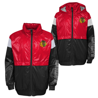 Chicago Blackhawks gyerek kabát goal line stance full-zip windbreaker