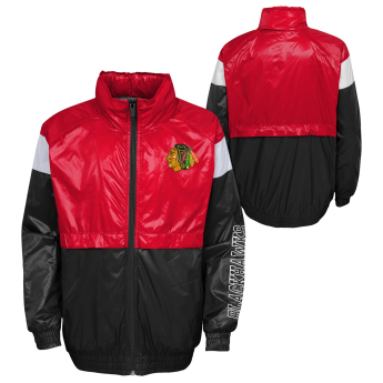 Chicago Blackhawks gyerek kabát goal line stance full-zip windbreaker