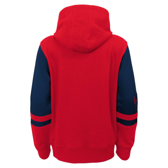 Washington Capitals gyerek kapucnis pulóver faceoff colorblocked fleece full-zip