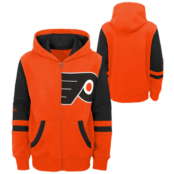 Philadelphia Flyers gyerek kapucnis pulóver faceoff colorblocked fleece full-zip