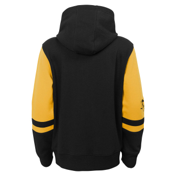 Pittsburgh Penguins gyerek kapucnis pulóver faceoff colorblocked fleece full-zip
