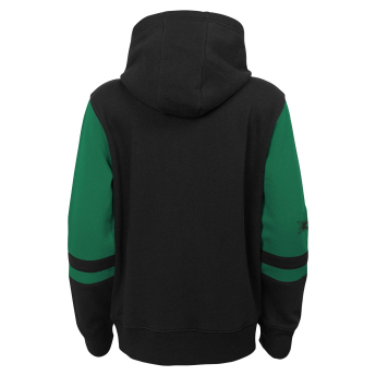 Dallas Stars gyerek kapucnis pulóver faceoff colorblocked fleece full-zip