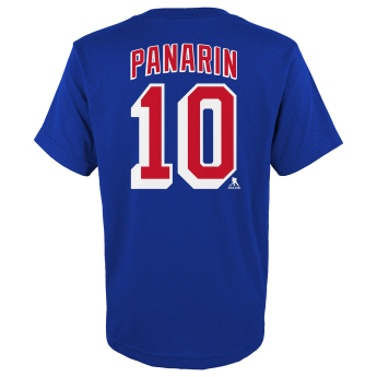 New York Rangers gyerek póló Panarin 10 Player Name & Number