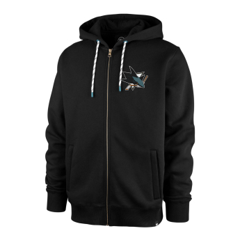 San Jose Sharks férfi kapucnis pulóver back check 47 morris full zip hood