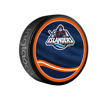 New York Islanders korong reverse retro jersey souvenir collector hockey puck