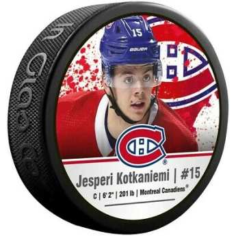 Montreal Canadiens korong souvenir hockey puck Jesperi Kotkaniemi #15