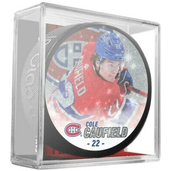 Montreal Canadiens korong glitter puck Cole Caufield #22