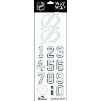 Tampa Bay Lightning sisak matricák decals white